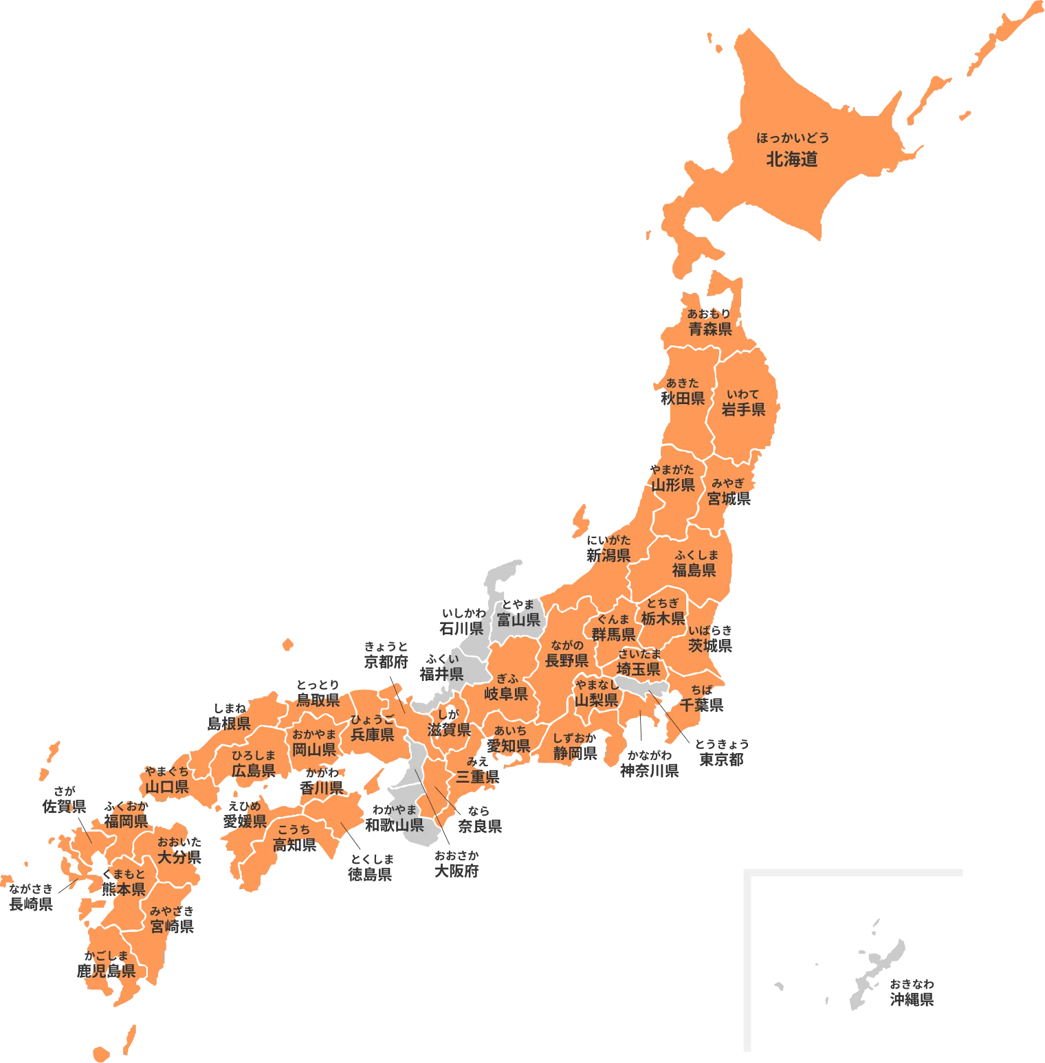 小麦生産地マップ