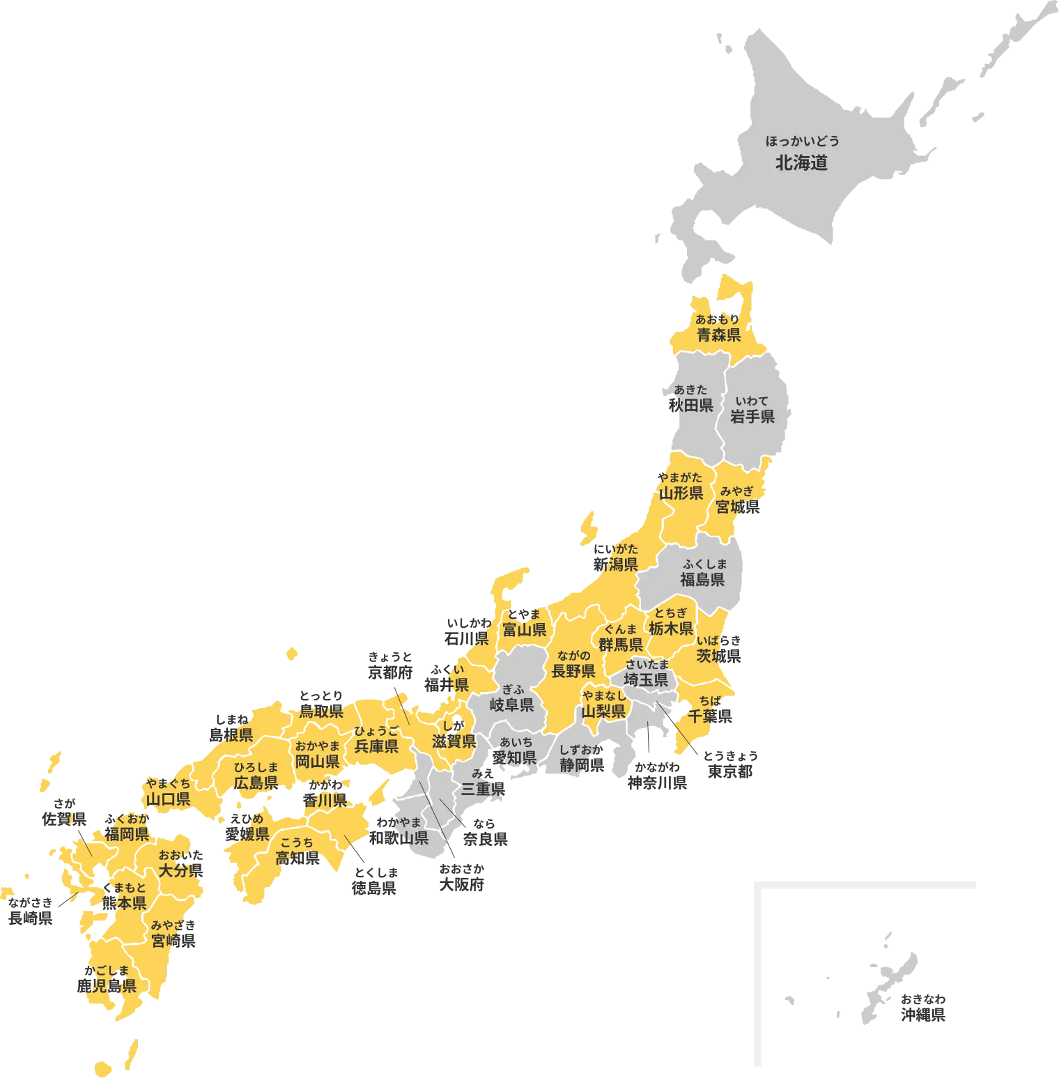 大麦・はだか麦生産地マップ