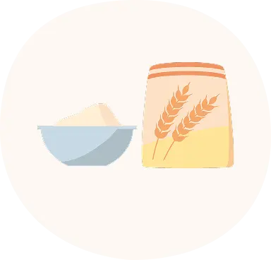 麦粉のイラスト