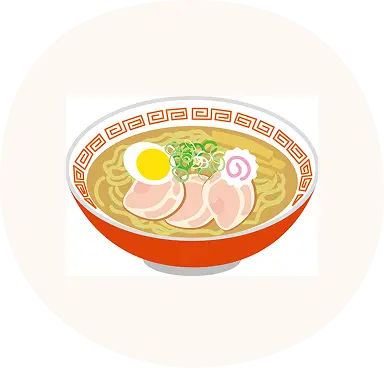 ラーメンのイラスト