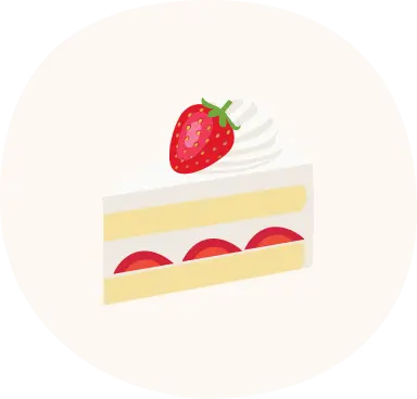 ケーキ・おかしのイラスト