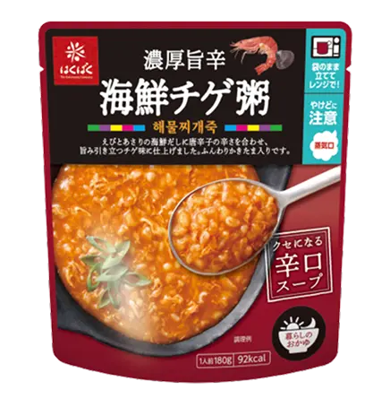 濃厚旨辛海鮮チゲ粥の商品画像