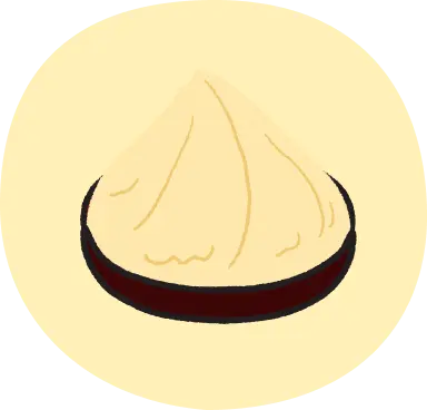 白味噌のイラスト