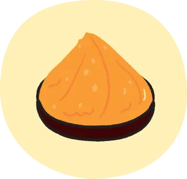 合わせ味噌のイラスト
