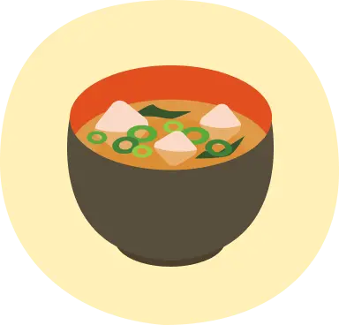 味噌汁のイラスト