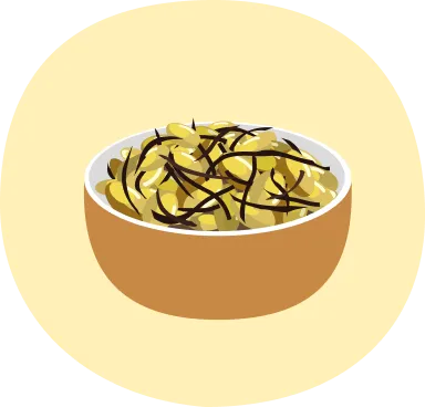 煮豆のイラスト