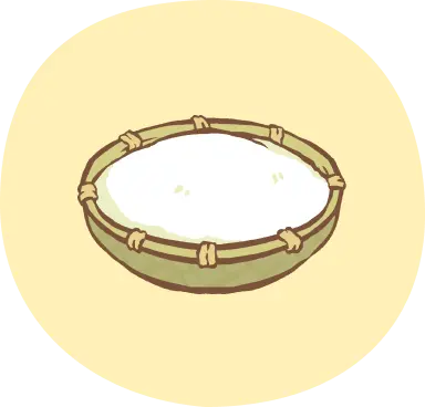 寄せ豆腐のイラスト