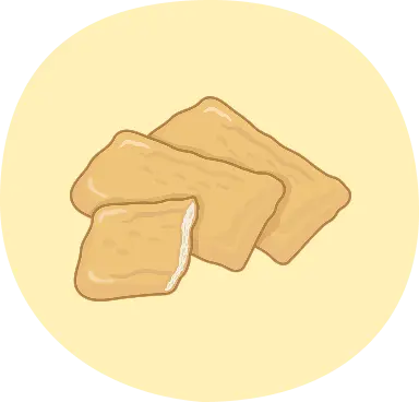 油揚げのイラスト